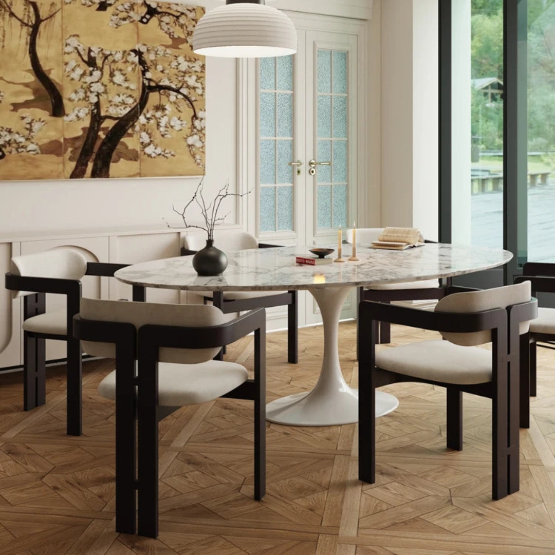 Paloma Light Walnut Wooden Chair