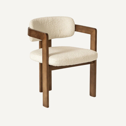 Paloma Light Walnut Wooden Chair