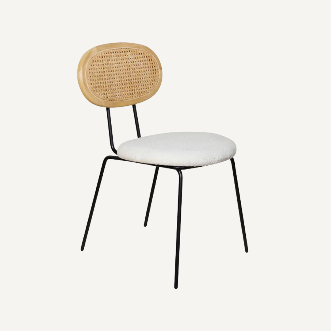 Margaret rattan chair with cushion