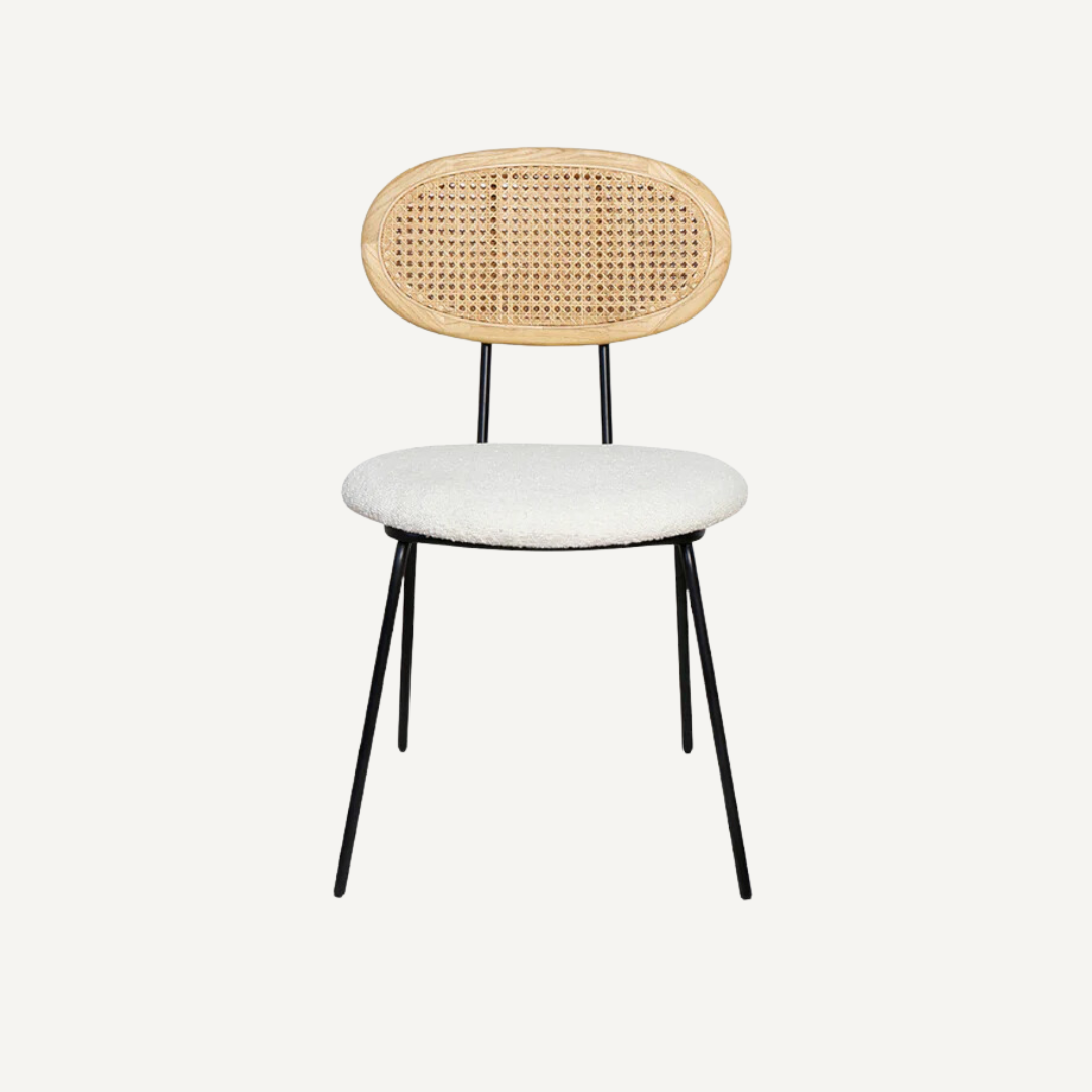 Margaret rattan chair with cushion