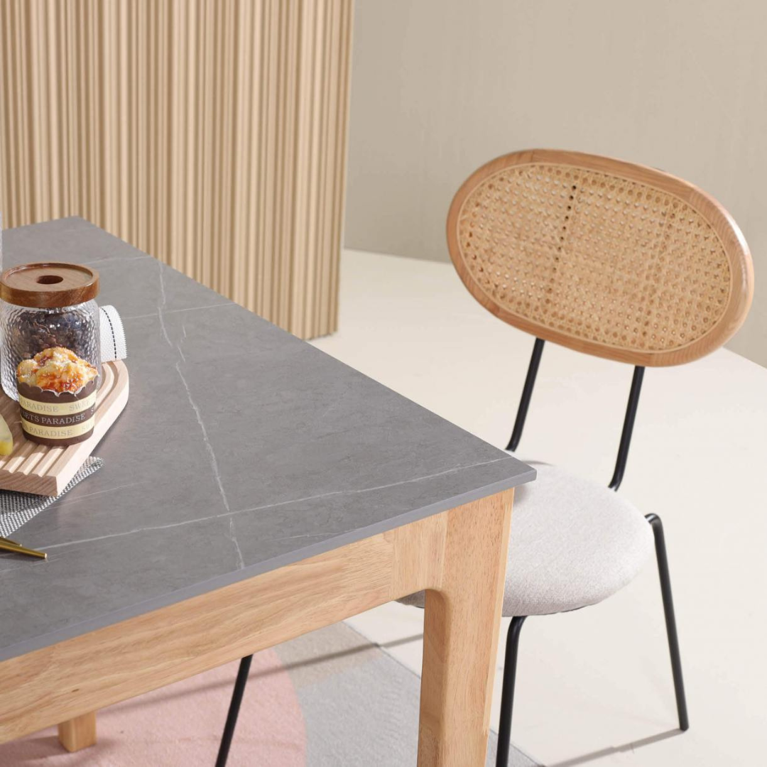 Margaret rattan chair with cushion