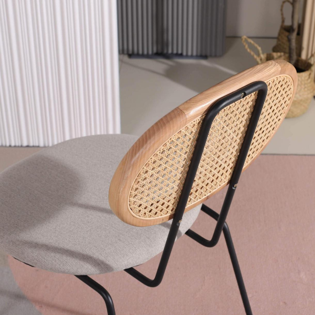 Margaret rattan chair with cushion