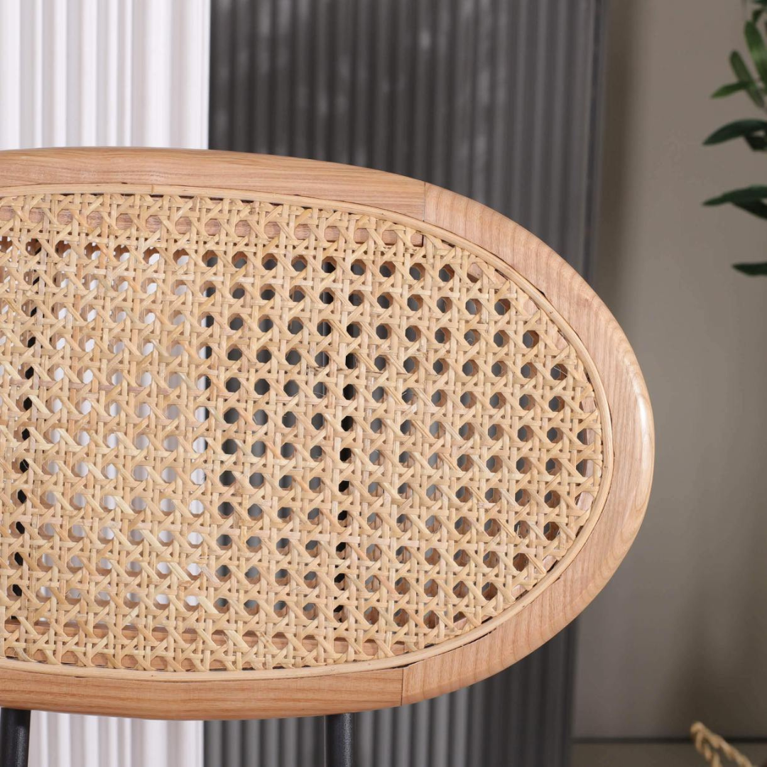 Margaret rattan chair with cushion