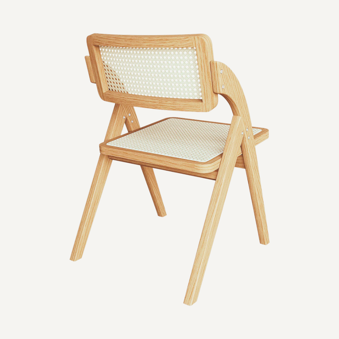 Truffle rattan cane chair