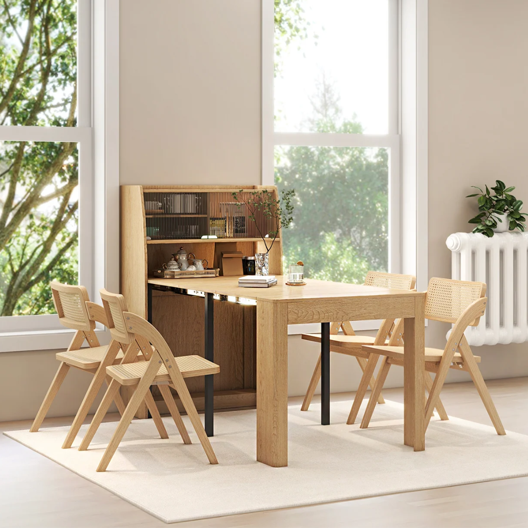 Truffle rattan cane chair