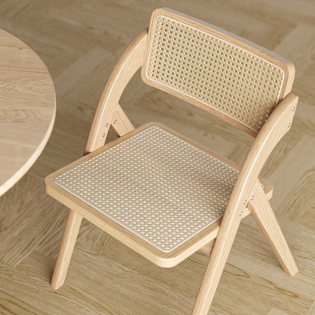 Truffle rattan cane chair