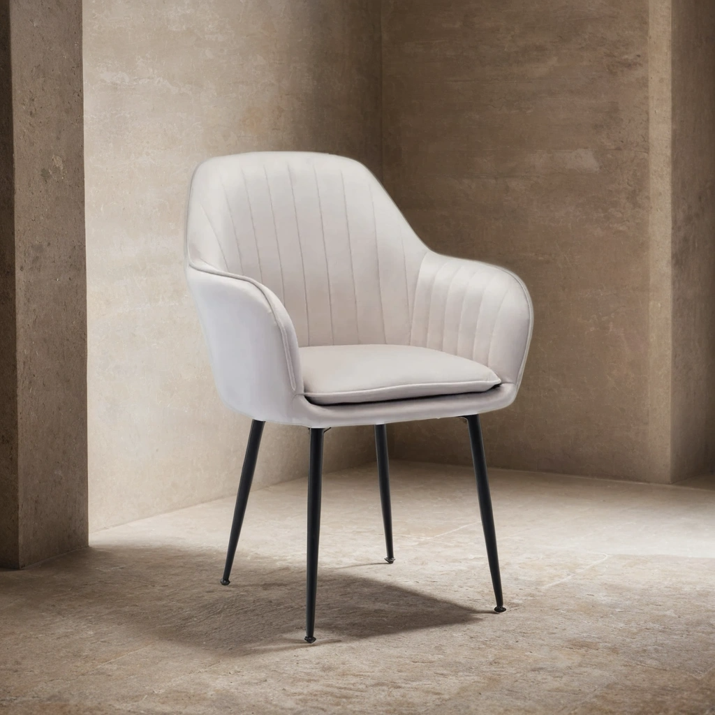 Dining chair with armrests Flora