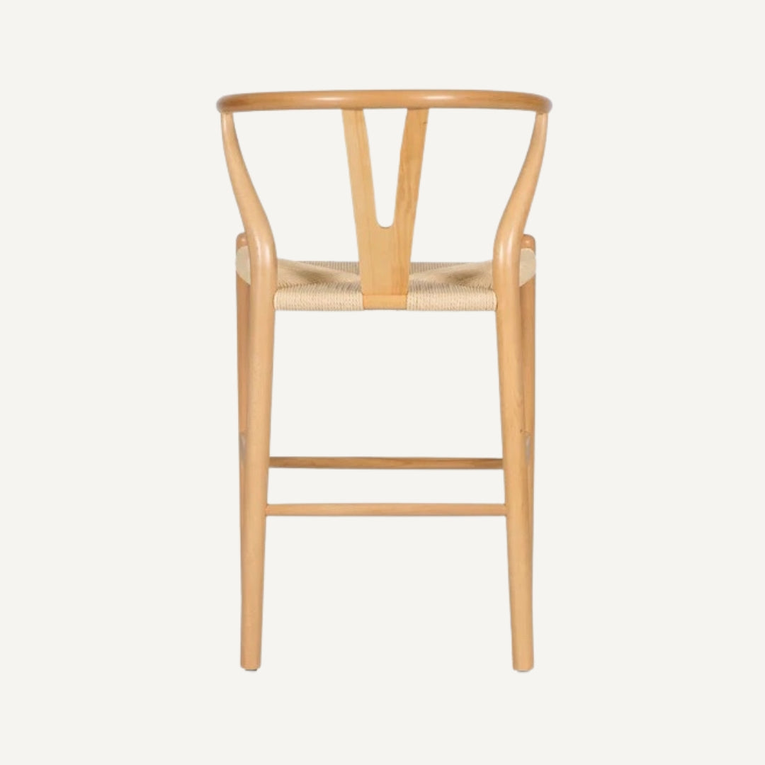 Wishbone bar stool