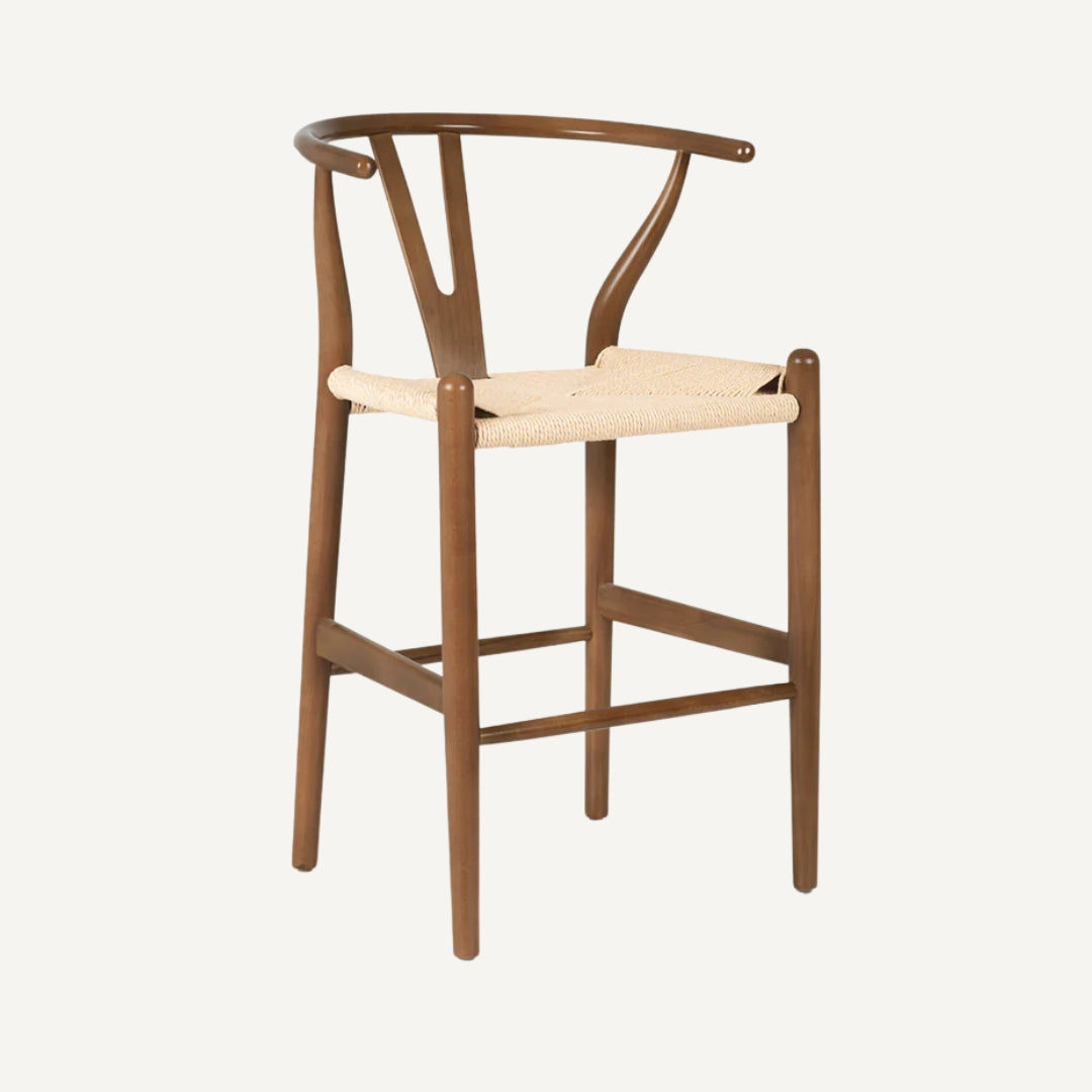 Wishbone bar stool