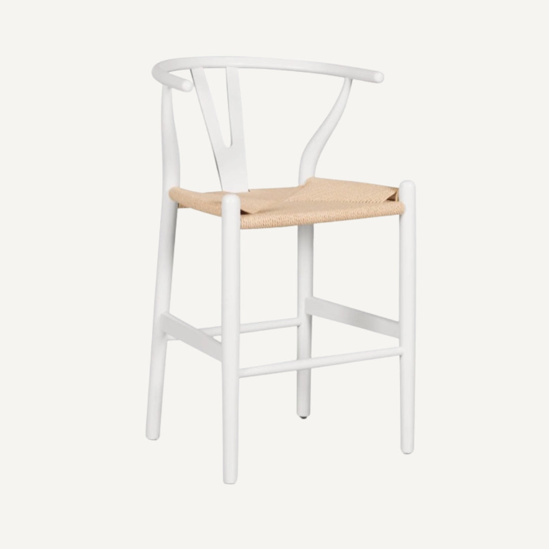 Wishbone bar stool