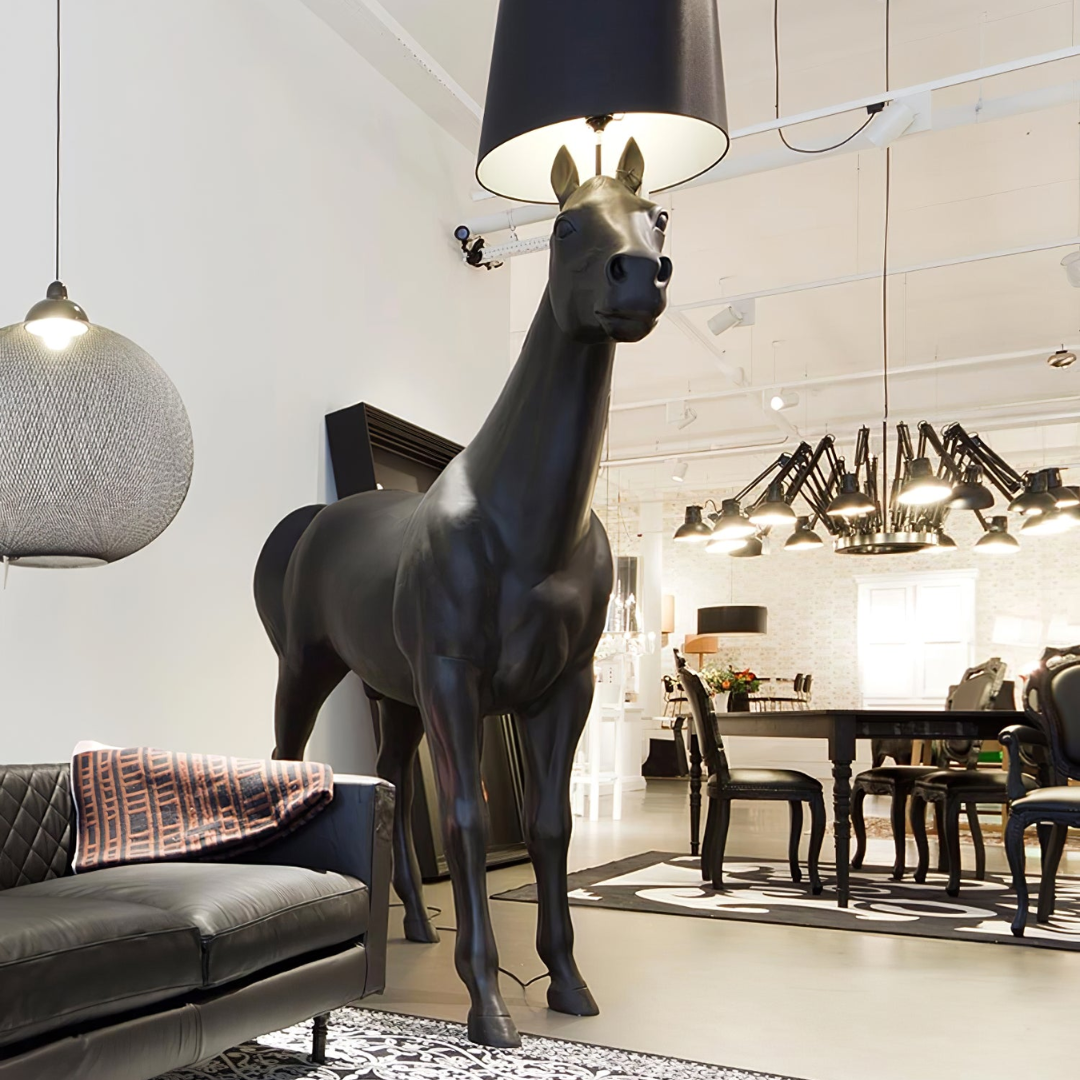 Large real size Horse Lamp
