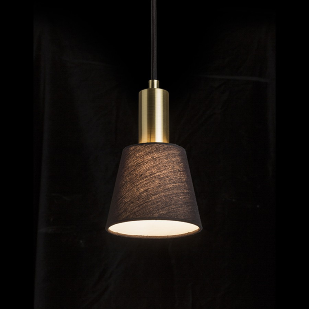 Black and Brass Pendant Lamp Victoria
