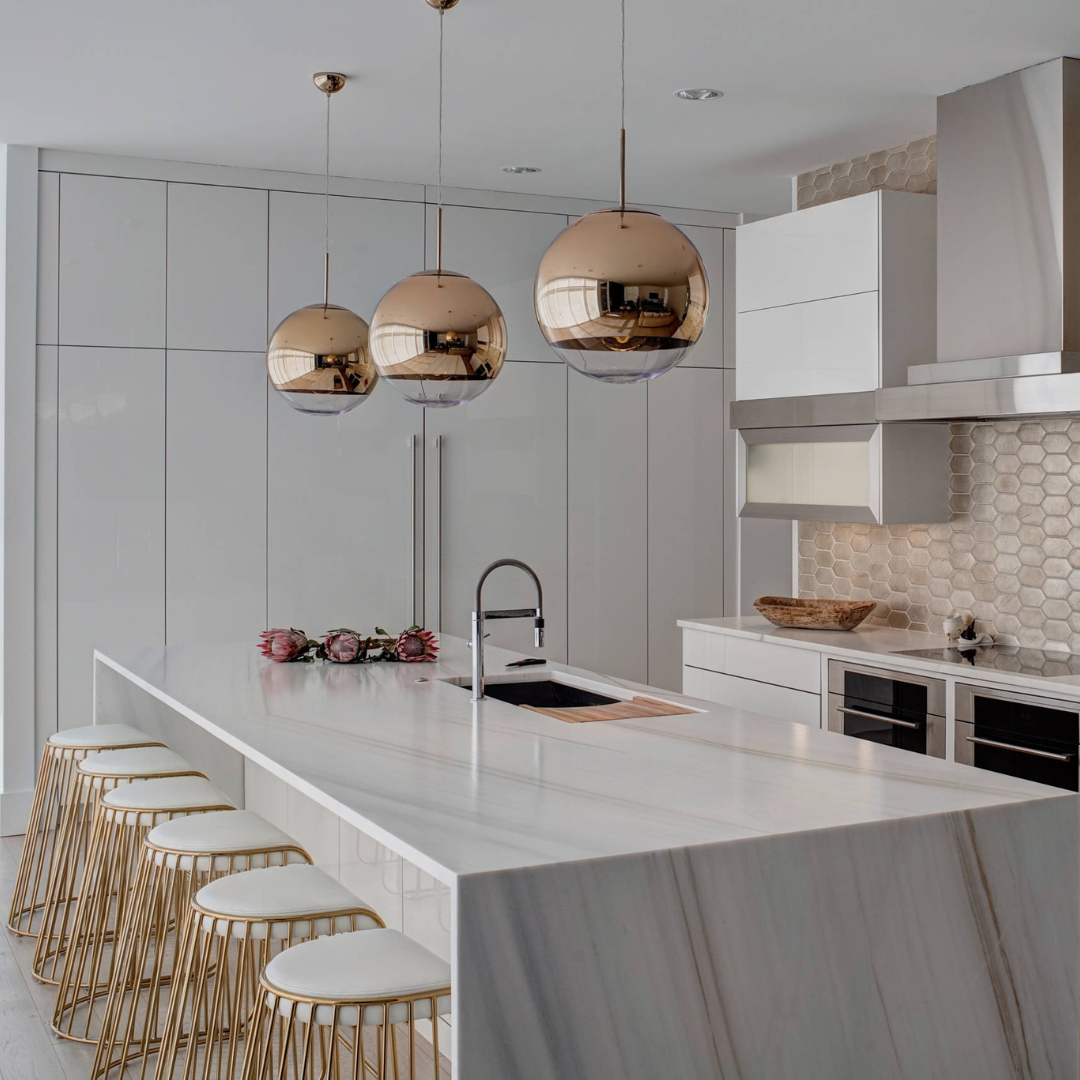 Mirror Ball Brass Light