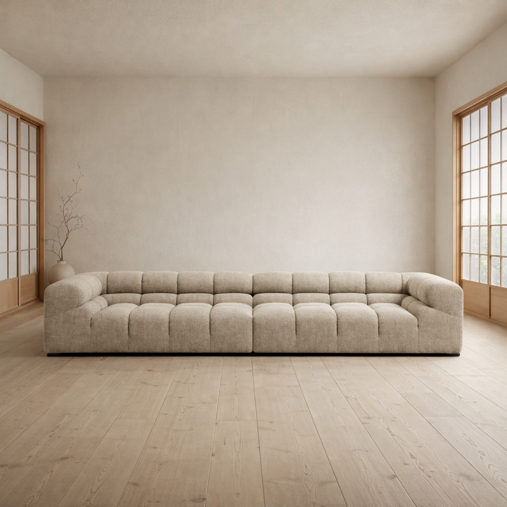 Large Straight Modular Sofa – 354 cm – 4 to 5 seats – Tully