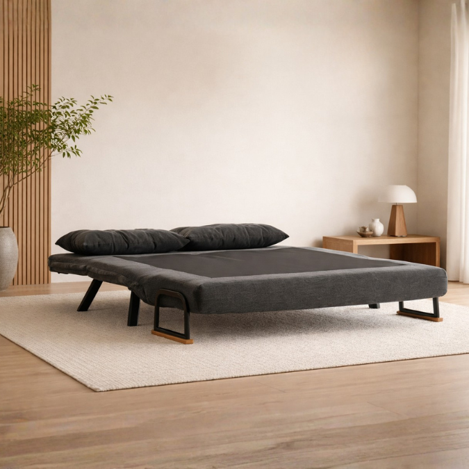 Sando 2-Seater Dark grey Two-Seater Sofa Bed