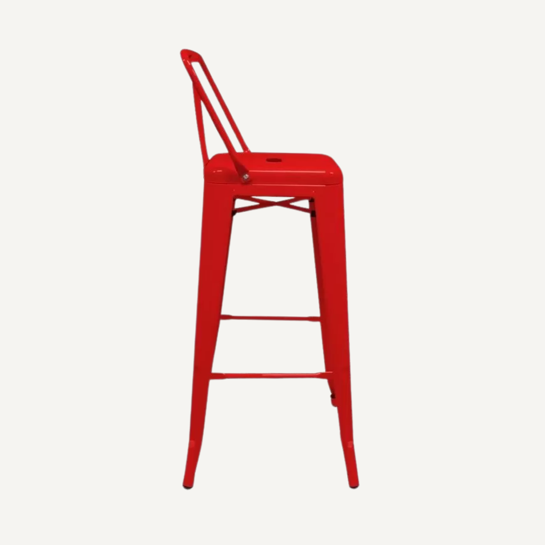 LIX bar stool with backrest