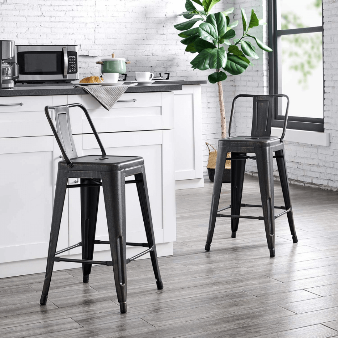 LIX bar stool with backrest