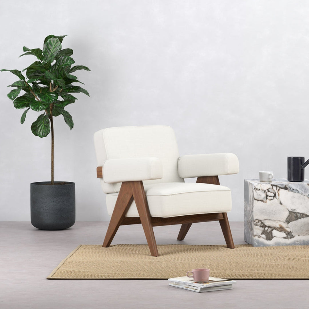 Upholstered Jeanne Lounge Chair - EASY