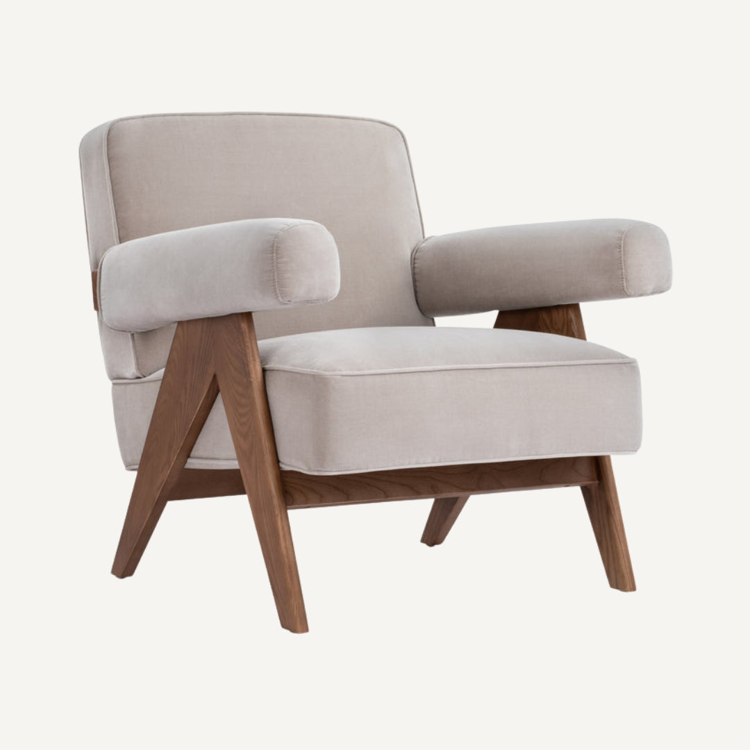 Upholstered Jeanne Lounge Chair - EASY