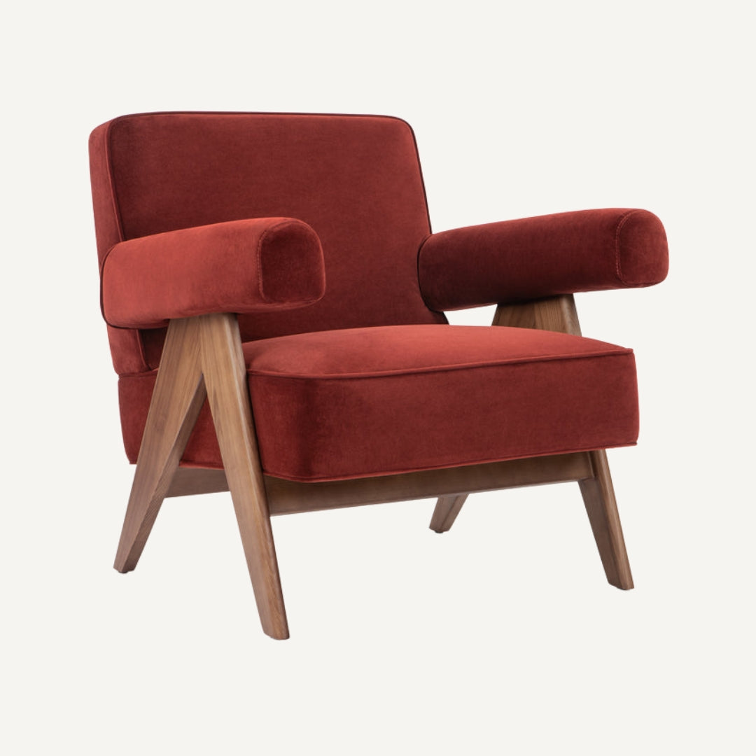 Upholstered Jeanne Lounge Chair - EASY