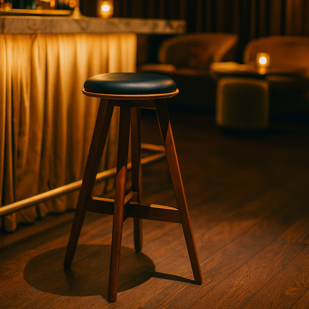 Capricci Bar chair with footstool