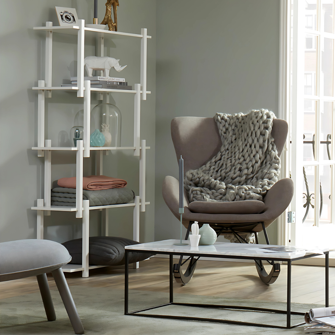 Rectangular beige Marble Coffee Table
