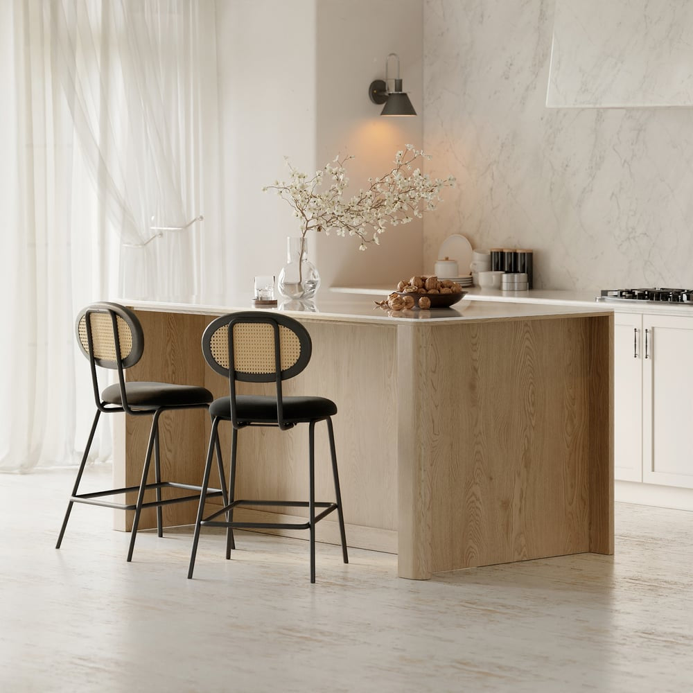 Margaret cane bar stool