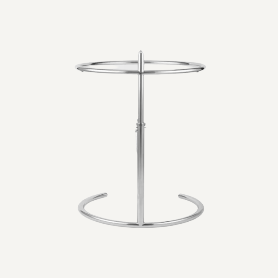 Metal and Glass Side Table Eilen