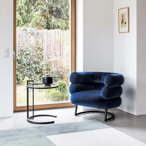 Michelin-fauteuil met rolvormige rugleuning van Diiiz