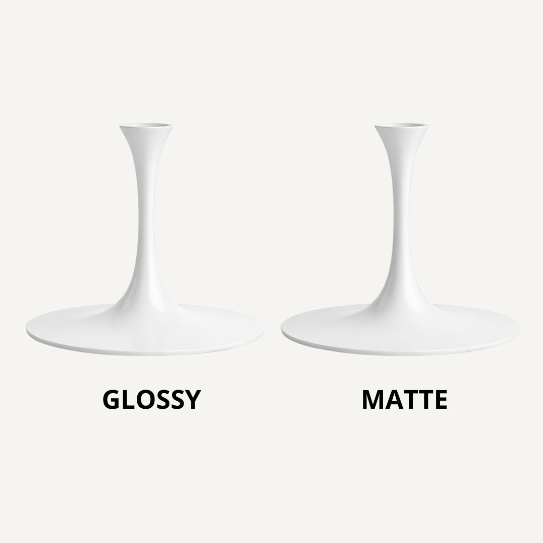 Oval marble Tulip Table Saarinen