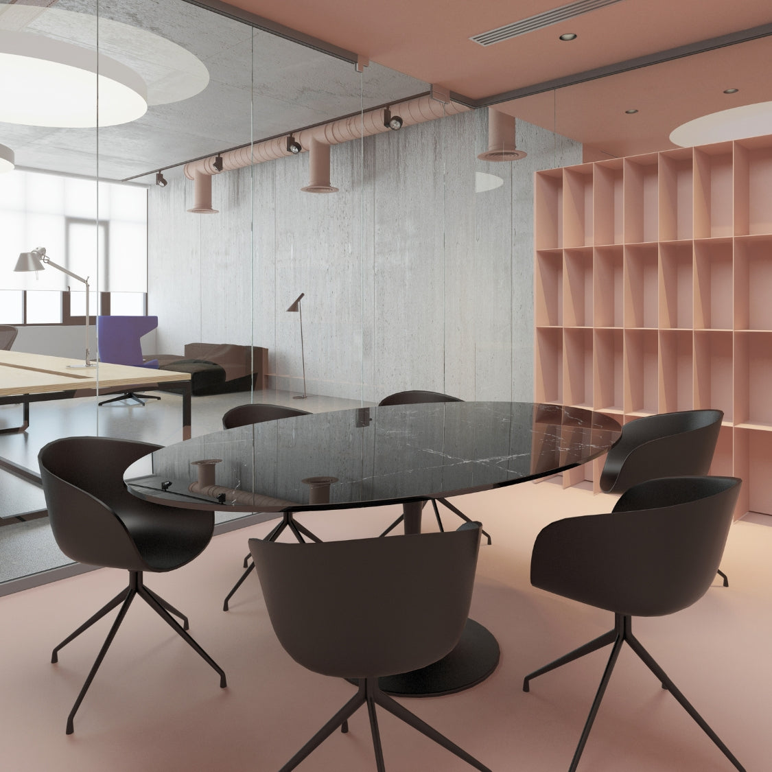 Oval Tulipe Table Leg