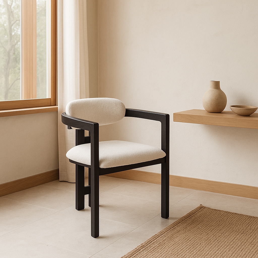 Paloma Black Wooden Chair