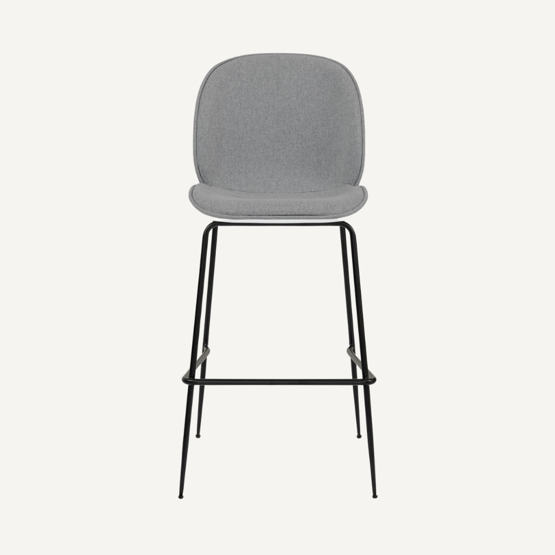 Plastic and Fabric bar stool Bella- Diiiz
