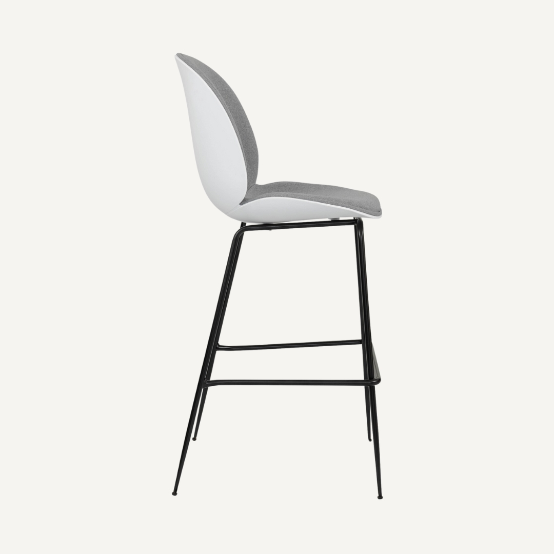 Plastic and Fabric bar stool Bella- Diiiz
