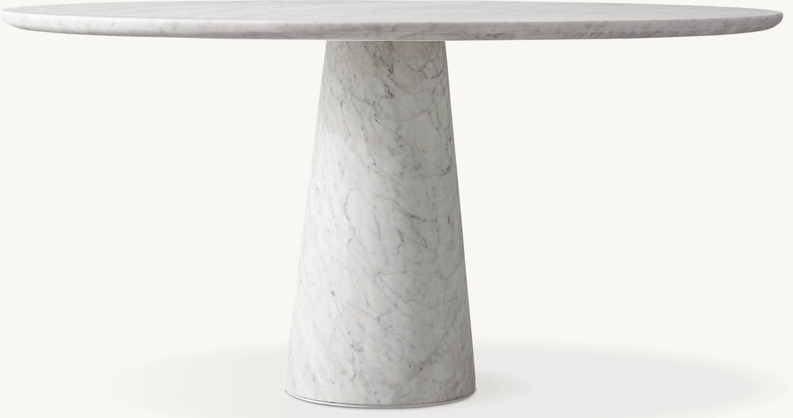 Round Travertine Table