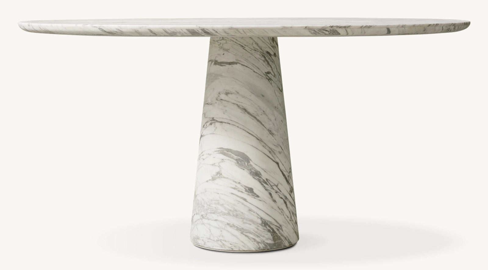 Round Travertine Table