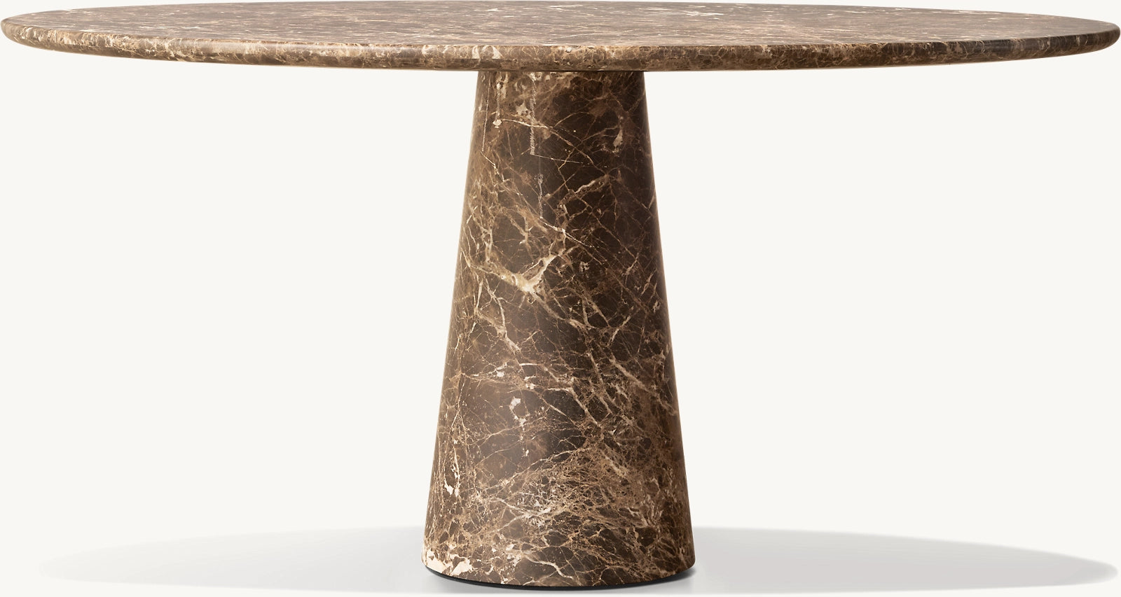 Round Travertine Table