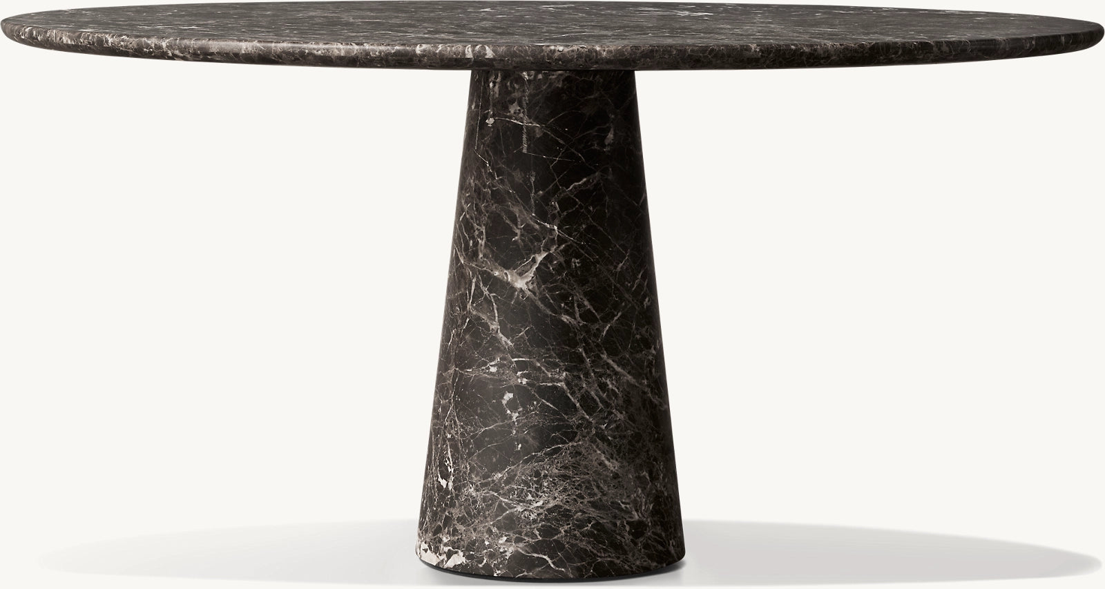 Round Travertine Table