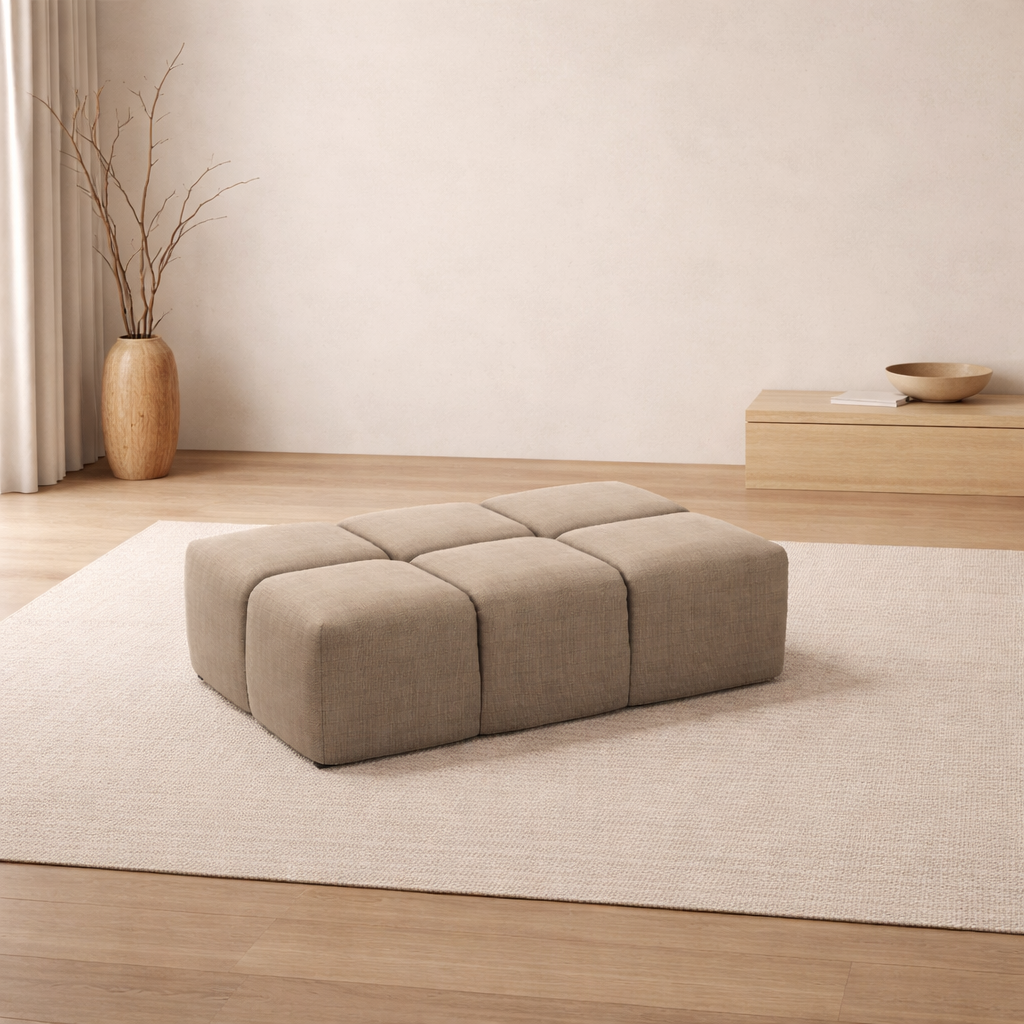 Rectangular Footstool 109 x 68 cm – Tully Modular Sofa