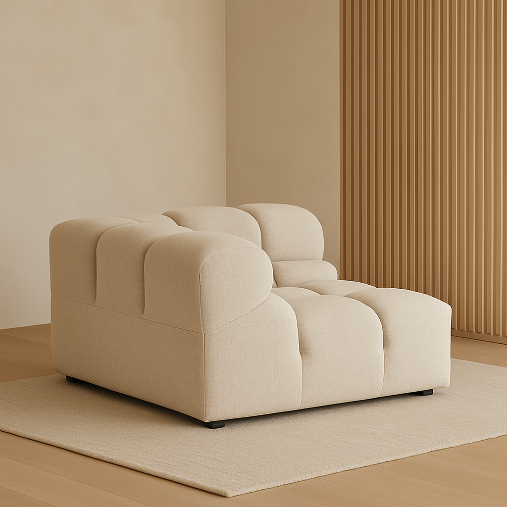 Right-Hand High Armrest Corner Module for Tully Modular Sofa