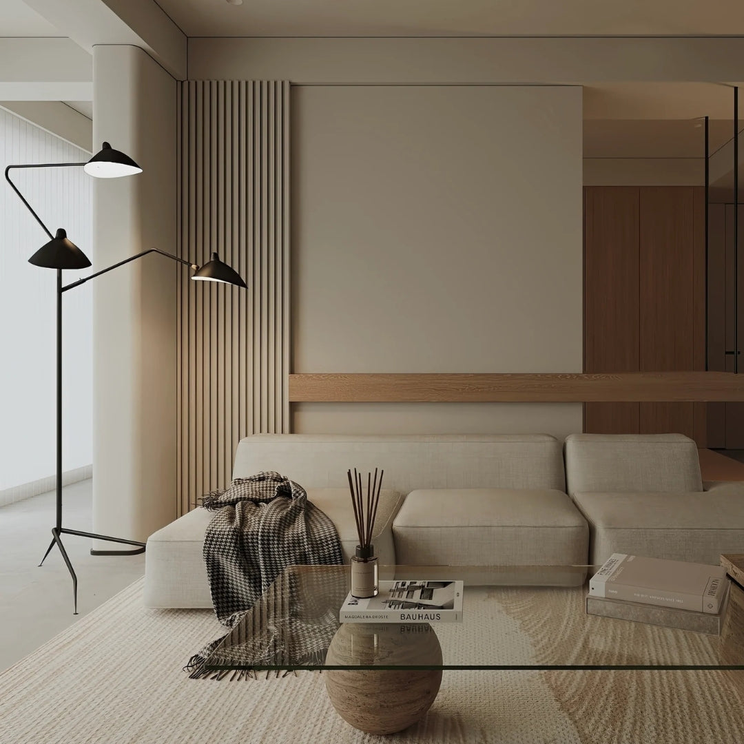 Spider floor lamp 3 arms