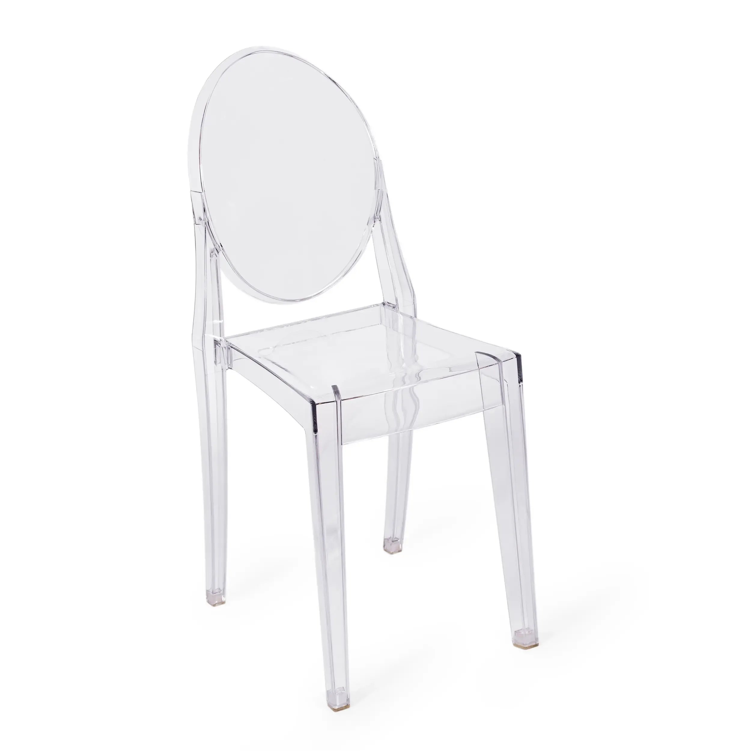 Set of 3 Victoria Chairs transparent - Outlet