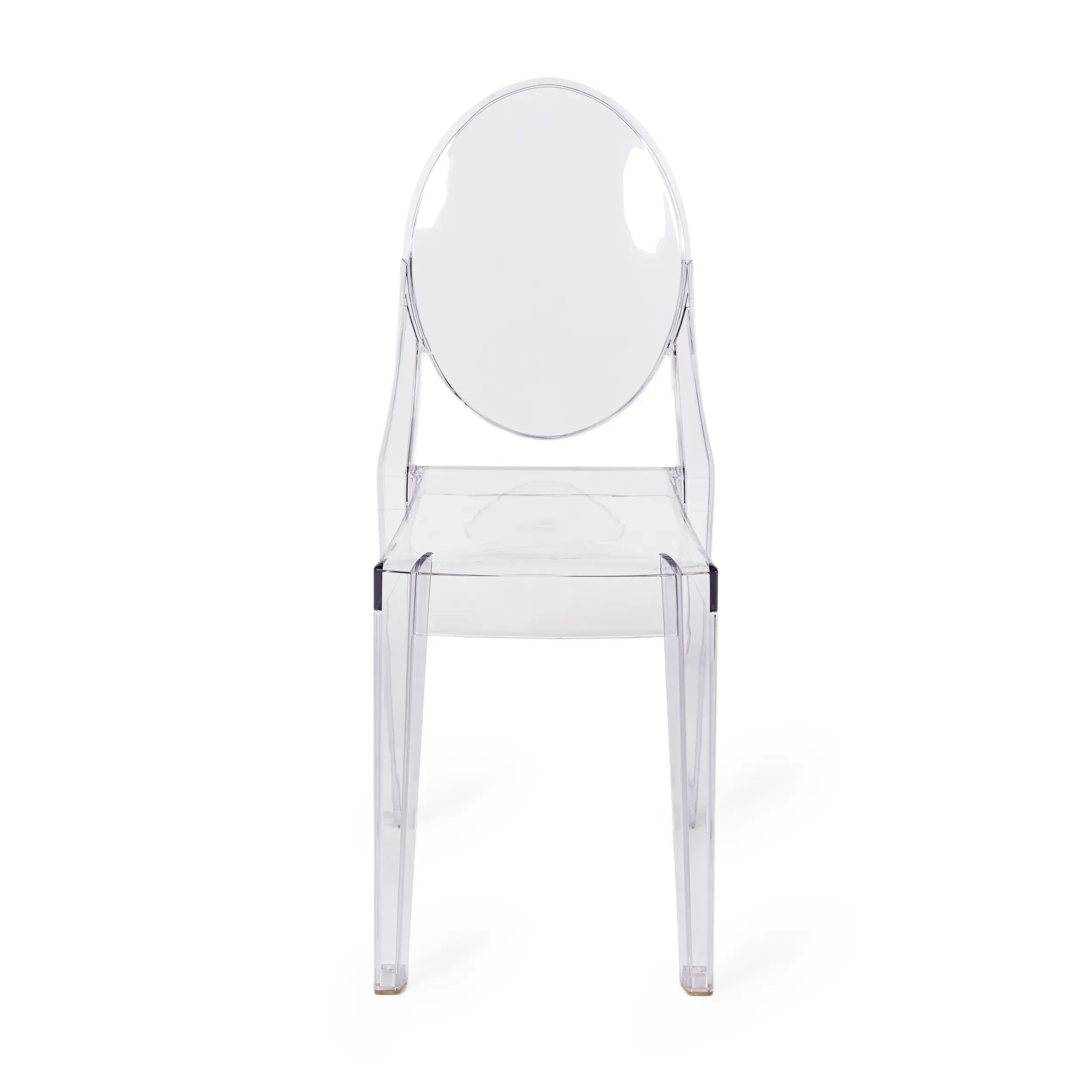 Set of 3 Victoria Chairs transparent - Outlet