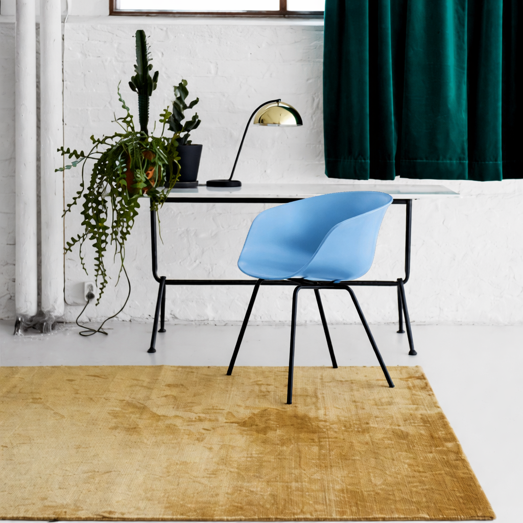 Ensemble de 6 chaises Eleganza bleues et noires