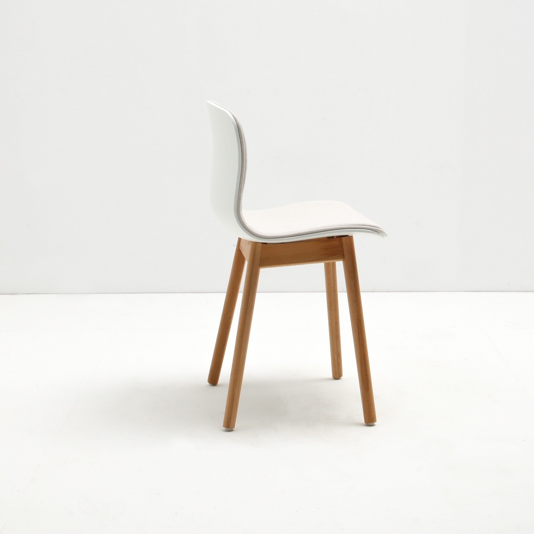 Ensemble de 6 chaises Jamie - Blanc et beige