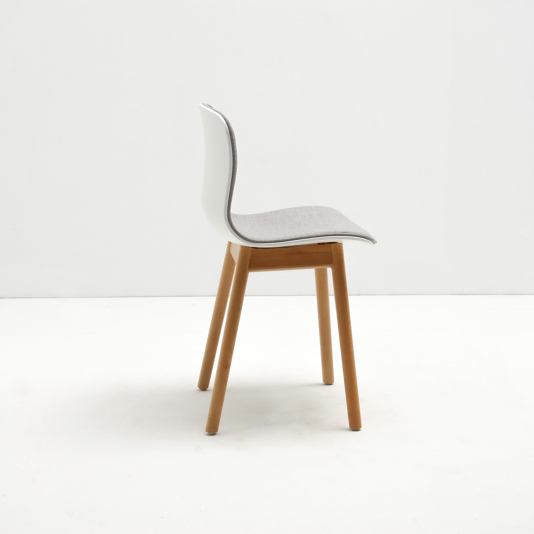 Ensemble de 6 chaises Jamie - Blanc et gris