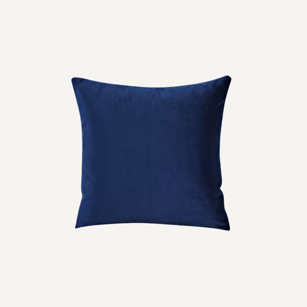 Square velvet cushions 45cm x 45cm