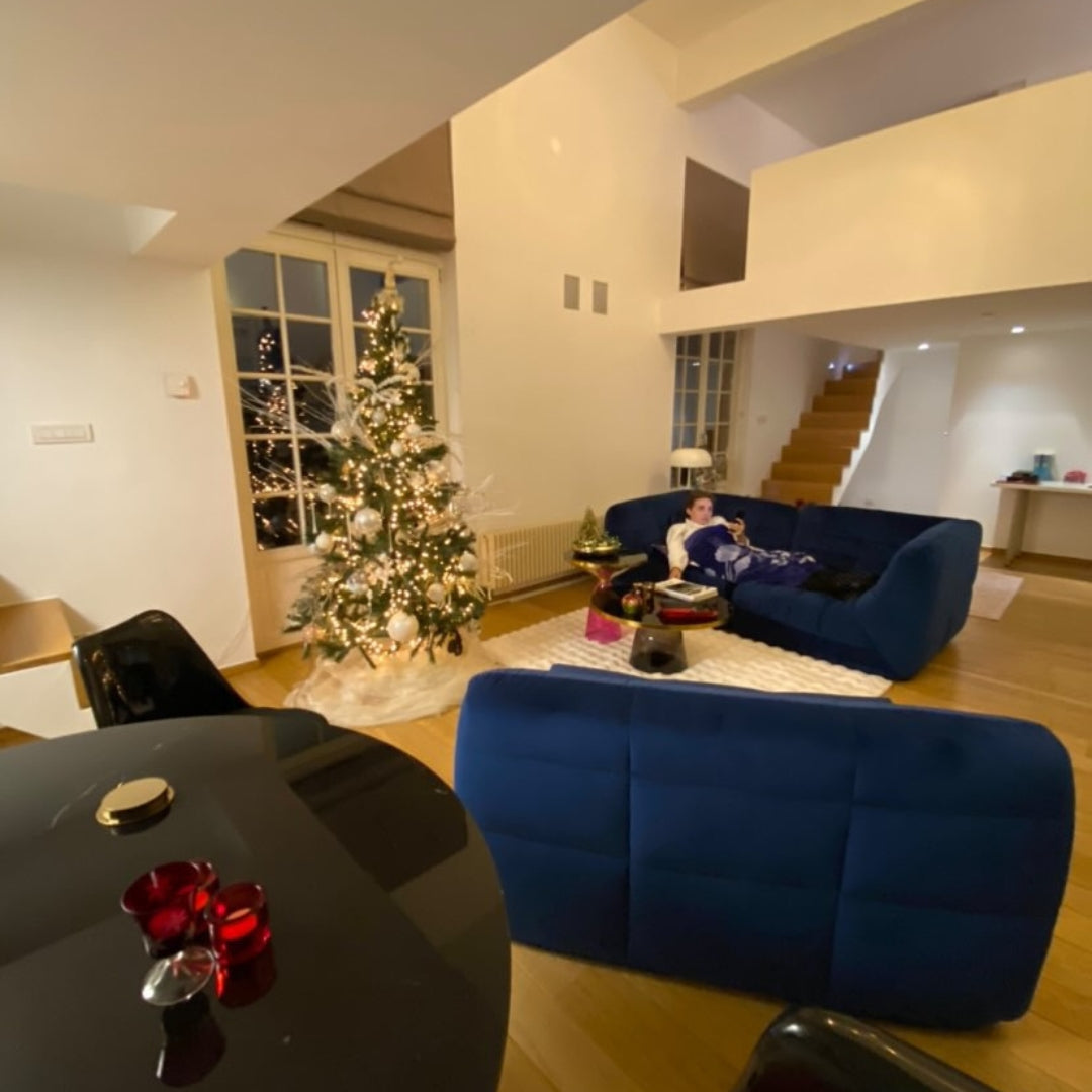 Nuvolo 4-seater straight sofa