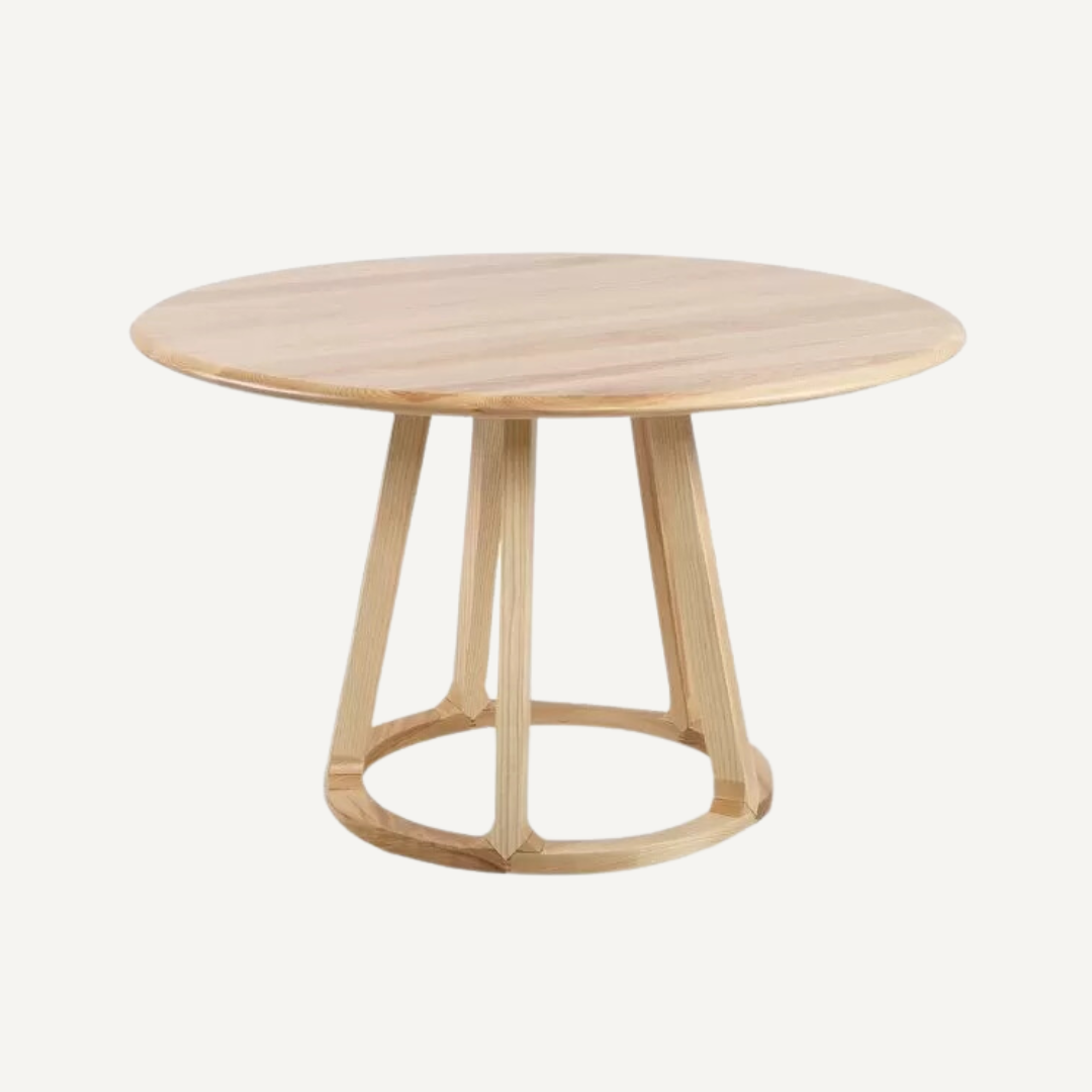 Japandi Solid wood Round table