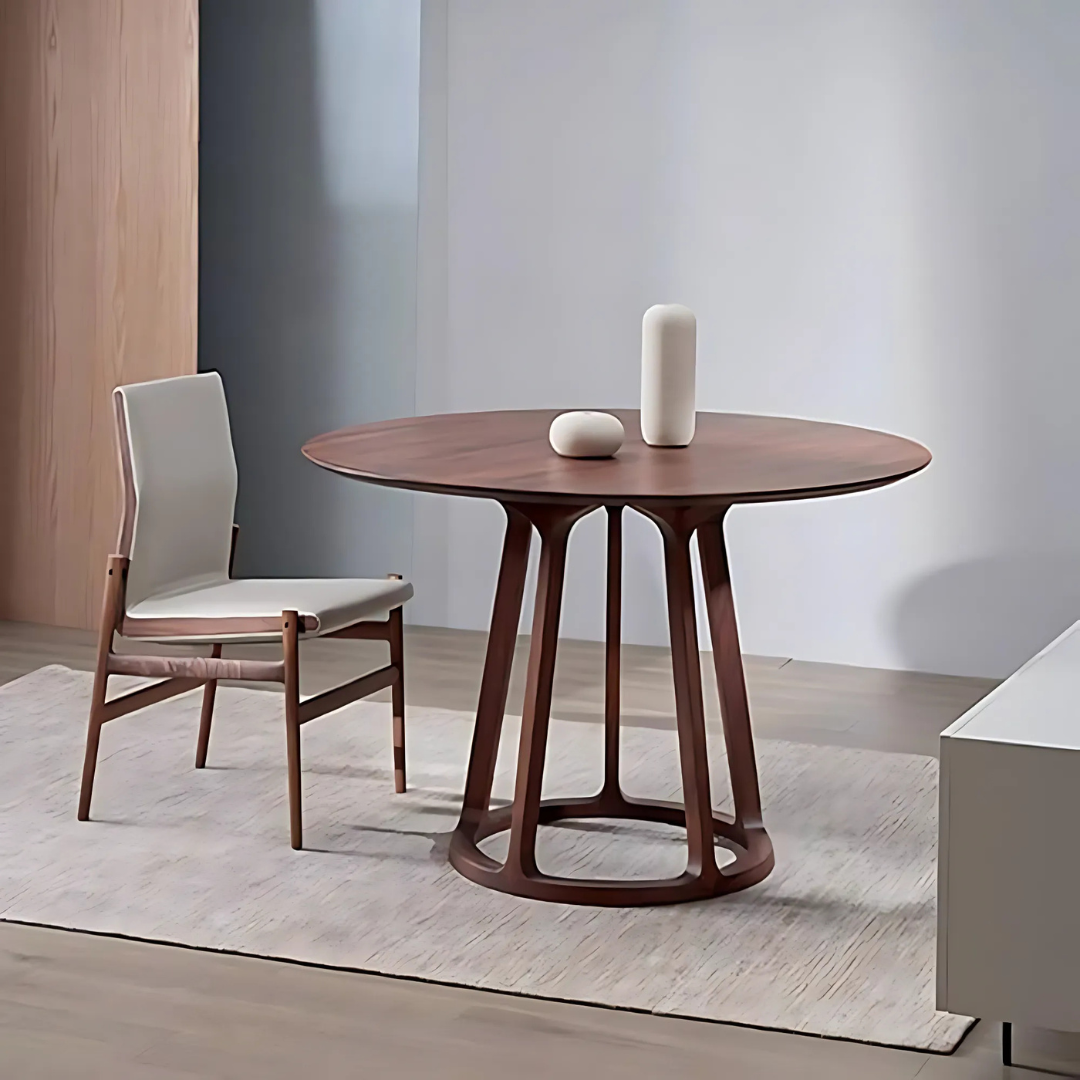 Japandi Solid wood Round table
